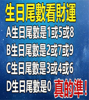 保山你的生日尾数是几？命运如何？